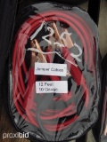 12' 10-gauge Booster Cables