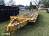 24' Tag Trailer (No Title - Bill of Sale Only): Pintle Hitch, Dovetail, Ram