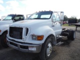 2008 Ford F750 Cab & Chassis, s/n 3FRXF75T58V075579 (Inoperable): Cat Eng.,