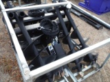 Unused 2022 Greatbear Auger Attachments: for Skid Steer, w/ 3 Bits