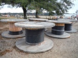 (5) Partial Spools of Commscope Optical Cable