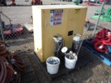 Pallet of Rod Keepers, Fire Proof Box & 2 Buckets of Bolts & Misc. (Flood D