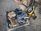 Pallet of Tire Chains, Caster Wheels, Heat Wave 10