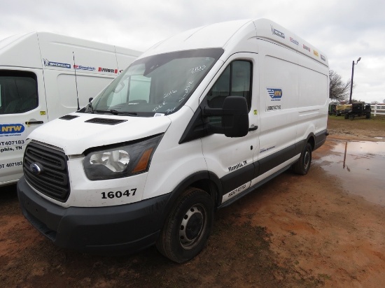 2016 Ford T350 Cargo Van, s/n 1FTBW3XM1GKB07235: Odometer Shows 426K mi.