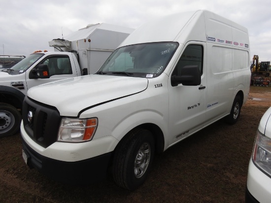 2013 Nissan VN3500 Cargo Van, s/n 1N6AF0LY7DN111641: Odometer Shows 356K mi