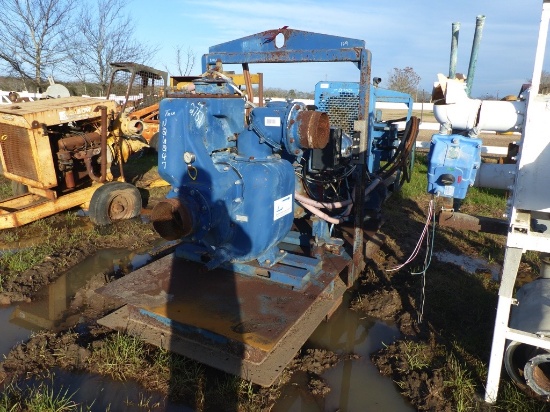 Thompson 8in. Water Pump: Deutz 4-cyl. Diesel Eng.