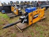 New Trojan TH50 Hydraulic Hammer, s/n 20226042 for Excavator: 2 Bits, Tool