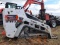 2018 Bobcat MT85 Mini Skid Steer, s/n B3TR16239: No Bucket, Meter Shows 780