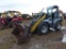 Gehl 480 Rubber-tired Loader: w/ Bkt. & Forks, Meter Shows 2798 hrs