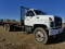 2002 Chevy C8500 Flatbed Truck, s/n 1GBT7H4C42J503852: Cat Eng., Manual Tra