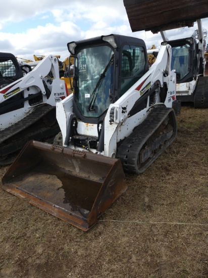 2019 Bobcat T595 Skid Steer, s/n B3NK31220: Rubber Tracks, GP Bkt., Meter S