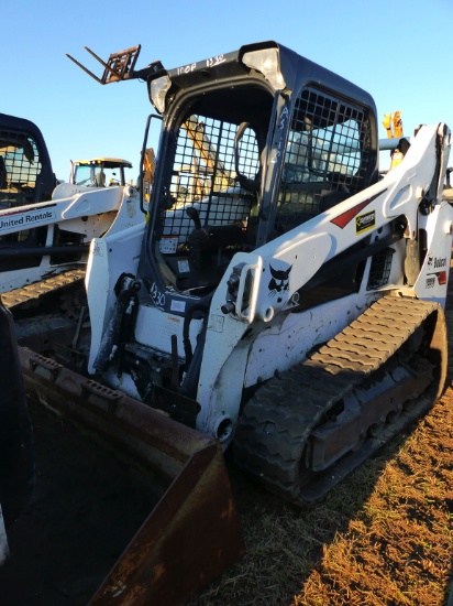 2019 Bobcat T590 Skid Steer, s/n ALJU30116: Rubber Tracks, No Bucket, Missi