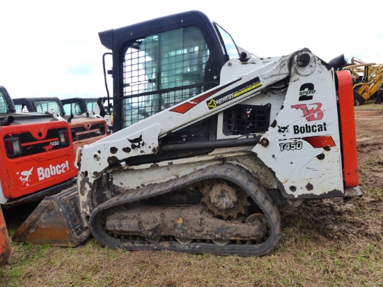 2019 Bobcat T450 Skid Steer, s/n AUVP15836: Rubber Tracks