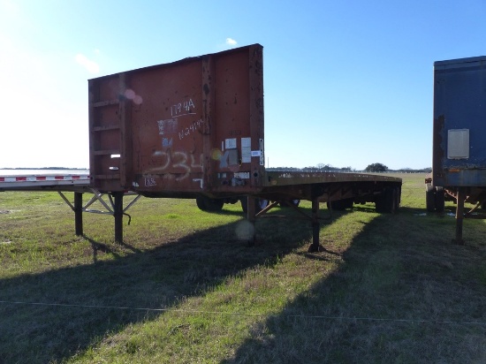 Fontaine 45' Flatbed Trailer, s/n 1452C7V1576419 (No Title - Bill of Sale O