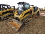 2016 Cat 259D Skid Steer, s/n FTL06513: Encl. Cab, GP Bkt., Meter Shows 251