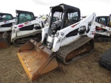 2019 Bobcat T740 Skid Steer, s/n B3CA16560: Rubber Tracks, 80in. Bkt., Mete