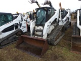 2004 Bobcat T300 Skid Steer, s/n 521912844: Rubber Tracks, Meter Shows 3562