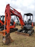 Kubota KX71-3 Mini Excavator, s/n 20287: Meter Shows 4357 hrs