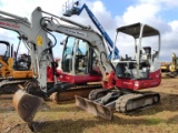 2016 Takeuchi TB230 Mini Excavator, s/n 1300001086: Hyd. Thumb, Meter Shows