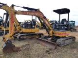 2008 Cat 303.5CCR Mini Excavator, s/n DMY02635: Meter Shows 1371 hrs