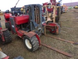 2008 Moffett P6000 Piggyback Forklift, s/n H500109: 3-wheel, Kubota Diesel