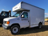 2004 Ford E350 Box Van, s/n 1FDSE35L14HA15608: Odometer Shows 278K mi.