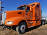 2013 Kenworth T660 Truck Tractor, s/n 1XKAD49X7DJ368910 (Inoperable): As Is