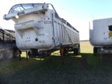 1986 Fruehauf 30' Frameless Dump Trailer, s/n 1H4D03228GF038602 (No Title -