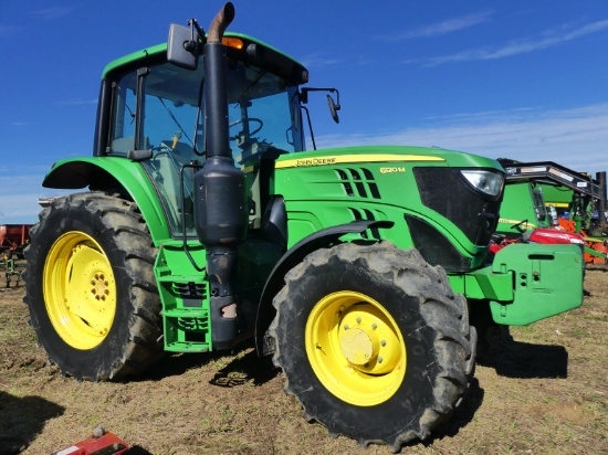 2016 John Deere 6120M MFWD Tractor, s/n 1L06120MCGH868219: C/A, 2 Hyd Remot