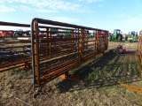 24' Corral Panel w/ Gate: 5'6in. Tall