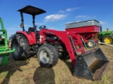 Mahindra 4035 MFWD Tractor, s/n C40P1213: PST, Meter Shows 1383 hrs