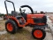 Kubota B7500 MFWD Tractor, s/n 56727: Meter Shows 1127 hrs