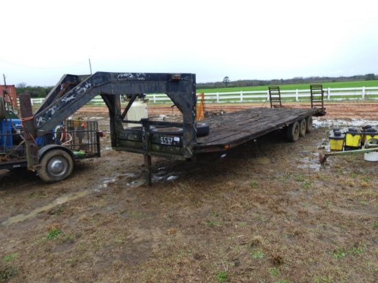 Gooseneck Trailer (No Title - Bill of Sale Only): 3-axle