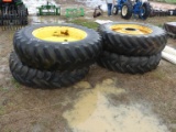 (4) 18.4/42 Tires with Rims
