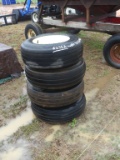 (4) Tires and Rims for Peanut Wagon