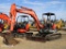 2012 Kubota U45 Mini Excavator, s/n 70552: Meter Shows 602 hrs