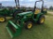2017 John Deere 3038E MFWD Tractor, s/n 1LV3038EVHH105601: HST, Loader w/ B