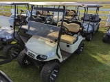 EZGo TXT Gas Golf Cart, s/n 3033407 (No Title): Windshield, Lift Kit, Seatb
