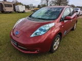 2012 Nissan Leaf, s/n JN1A20CP0CT022167 (Charging Cord in Office): 4-door,