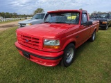 1993 Ford F150 XLT Lightning Pickup, s/n 1FTDF15R5PLB23816: Gas Eng., Auto,