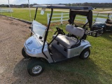 EZGo Electric Golf Cart, s/n 258622 (No Title): 48-volt, Rear Rack, Cover,
