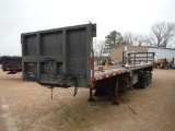 40' Flatbed Trailer (No Title - Bill of Sale Only - Inoperable - Excessive