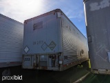 28' Enclosed Trailer (No Title - Bill of Sale Ony): S/A, Rear Roll Up Door,