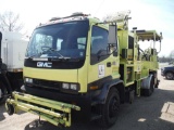 1998 GMC Thermoplastic Truck, s/n 1GDP7C1J9WJ508260: w/ Melters and Power U