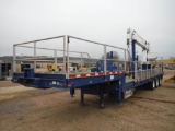 QMC 15-ton Crane mounted on 1998 QMC 50-ton Lowboy, s/n 109DC4539WF107053: