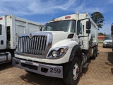 2018 International 7600 Garbage Truck, s/n 3HTGSSNT2JN542817: T/A, Diesel,