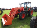 2012 Kubota M135GX MFWD Tractor, s/n 50229: LA2254 Loader w/ Bkt, Meter Sho