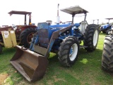 Ford 7610 MFWD Tractor, s/n BC06705: Canopy, Loader w/ Bkt., Meter Shows 85