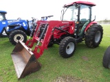 Mahindra 2565ST MFWD Tractor, s/n K01090: Cab, Loader w/ Bkt., Hyd.Remote,