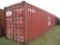 Used 40' Shipping Container, s/n ZCSU8629068